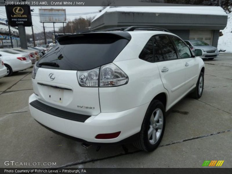 Crystal White / Ivory 2008 Lexus RX 350 AWD