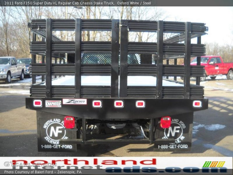 Oxford White / Steel 2011 Ford F350 Super Duty XL Regular Cab Chassis Stake Truck