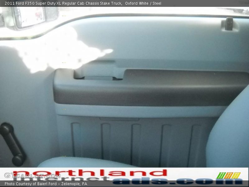 Oxford White / Steel 2011 Ford F350 Super Duty XL Regular Cab Chassis Stake Truck
