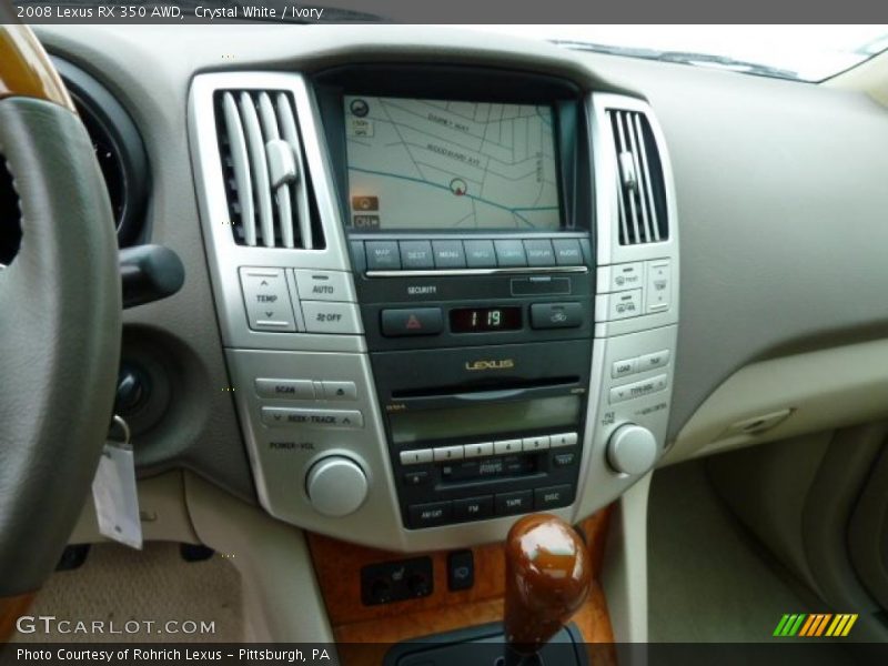 Crystal White / Ivory 2008 Lexus RX 350 AWD