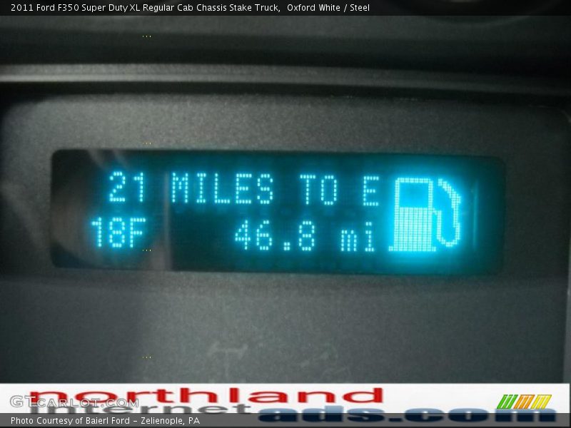 Oxford White / Steel 2011 Ford F350 Super Duty XL Regular Cab Chassis Stake Truck