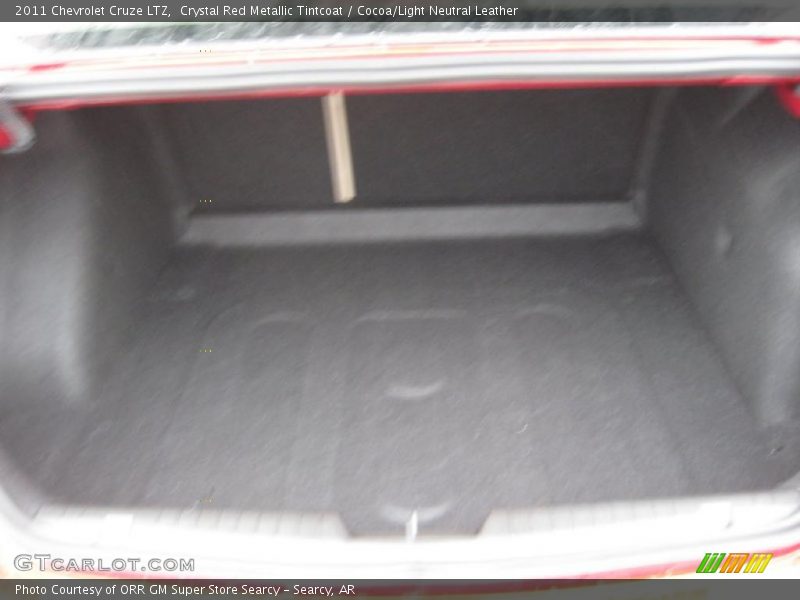 Crystal Red Metallic Tintcoat / Cocoa/Light Neutral Leather 2011 Chevrolet Cruze LTZ