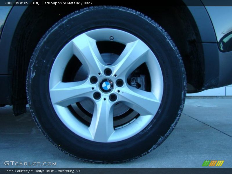 Black Sapphire Metallic / Black 2008 BMW X5 3.0si