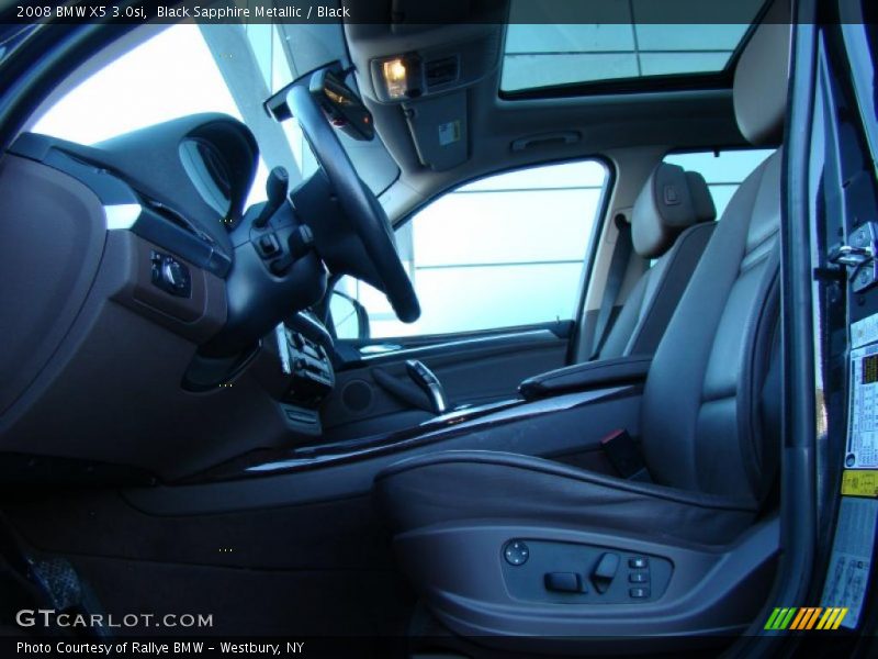 Black Sapphire Metallic / Black 2008 BMW X5 3.0si