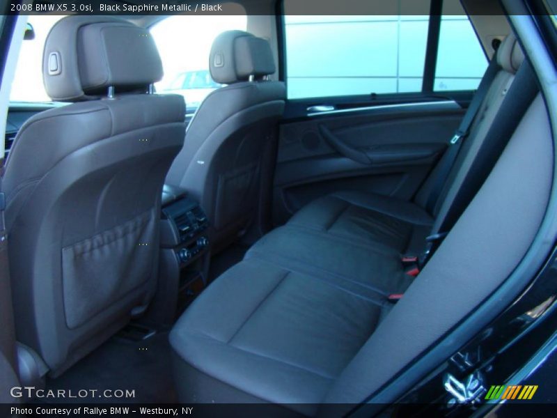Black Sapphire Metallic / Black 2008 BMW X5 3.0si