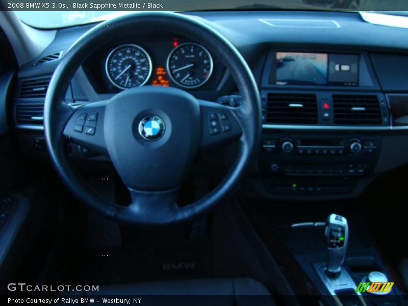 Black Sapphire Metallic / Black 2008 BMW X5 3.0si