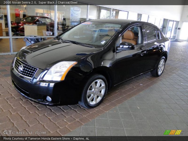 Super Black / Charcoal/Steel 2008 Nissan Sentra 2.0