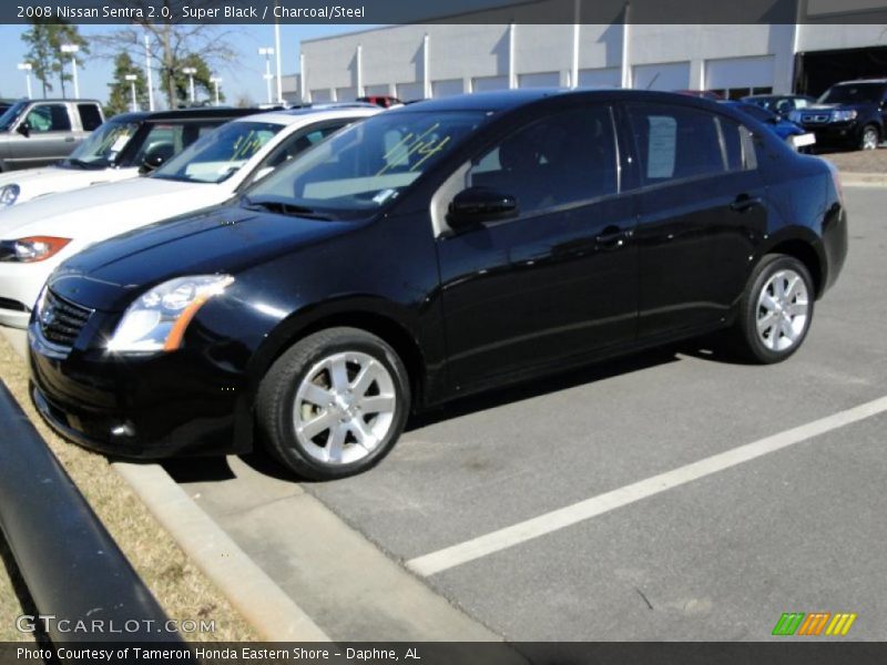 Super Black / Charcoal/Steel 2008 Nissan Sentra 2.0