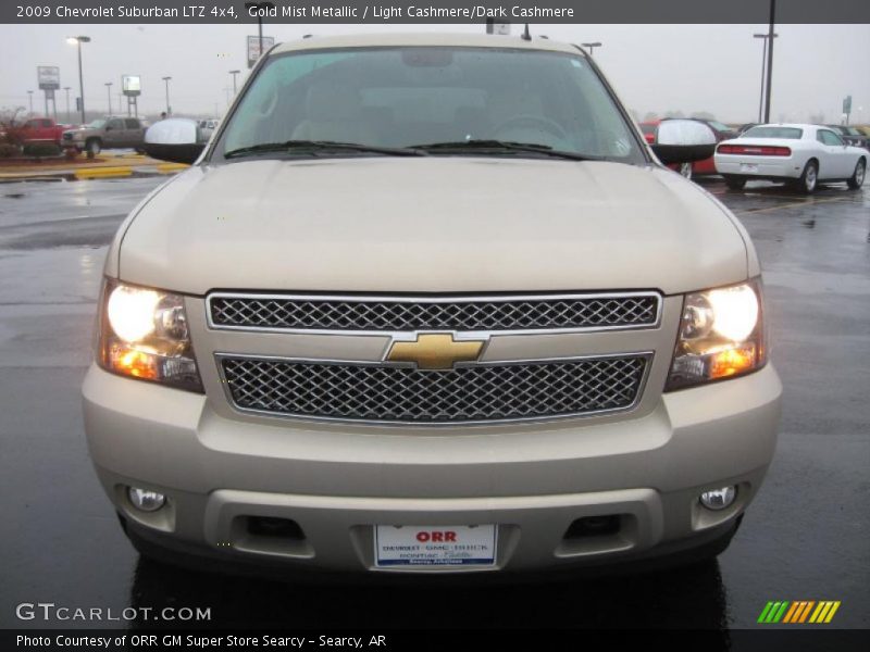 Gold Mist Metallic / Light Cashmere/Dark Cashmere 2009 Chevrolet Suburban LTZ 4x4