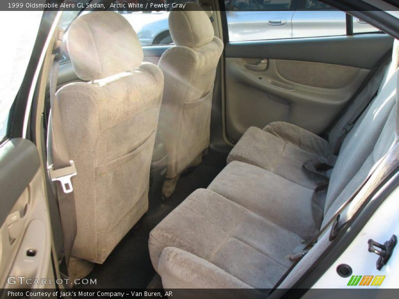 Arctic White / Pewter Gray 1999 Oldsmobile Alero GL Sedan