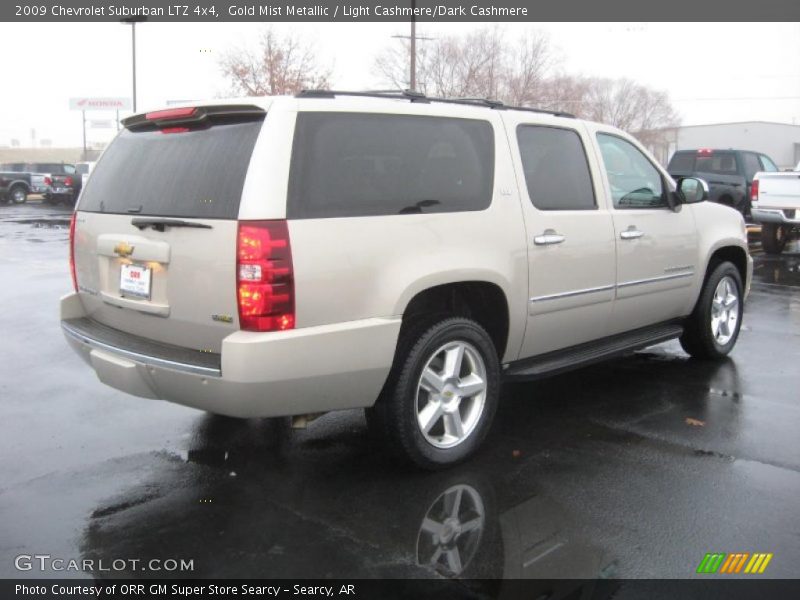 Gold Mist Metallic / Light Cashmere/Dark Cashmere 2009 Chevrolet Suburban LTZ 4x4