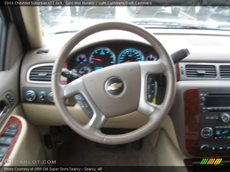 Gold Mist Metallic / Light Cashmere/Dark Cashmere 2009 Chevrolet Suburban LTZ 4x4