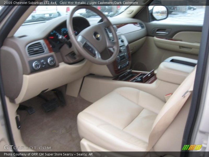 Gold Mist Metallic / Light Cashmere/Dark Cashmere 2009 Chevrolet Suburban LTZ 4x4