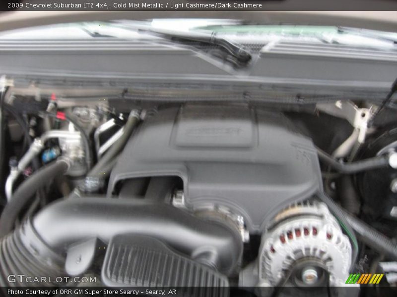 Gold Mist Metallic / Light Cashmere/Dark Cashmere 2009 Chevrolet Suburban LTZ 4x4