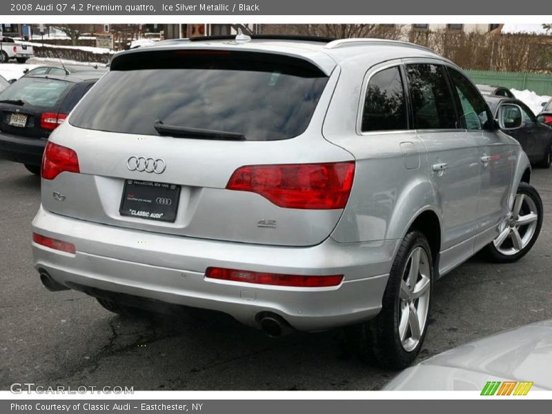 Ice Silver Metallic / Black 2008 Audi Q7 4.2 Premium quattro