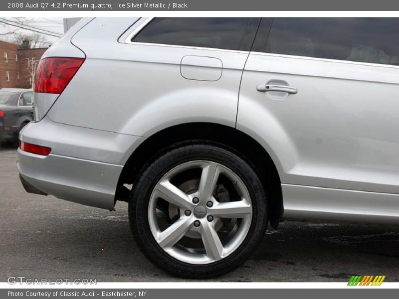 Ice Silver Metallic / Black 2008 Audi Q7 4.2 Premium quattro
