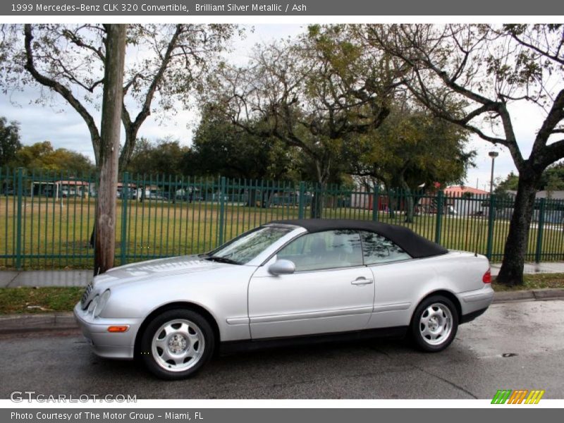 Brilliant Silver Metallic / Ash 1999 Mercedes-Benz CLK 320 Convertible