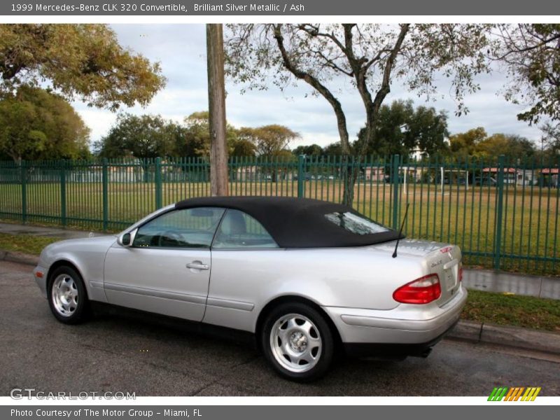 Brilliant Silver Metallic / Ash 1999 Mercedes-Benz CLK 320 Convertible