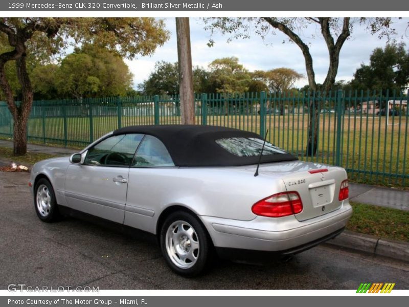 Brilliant Silver Metallic / Ash 1999 Mercedes-Benz CLK 320 Convertible