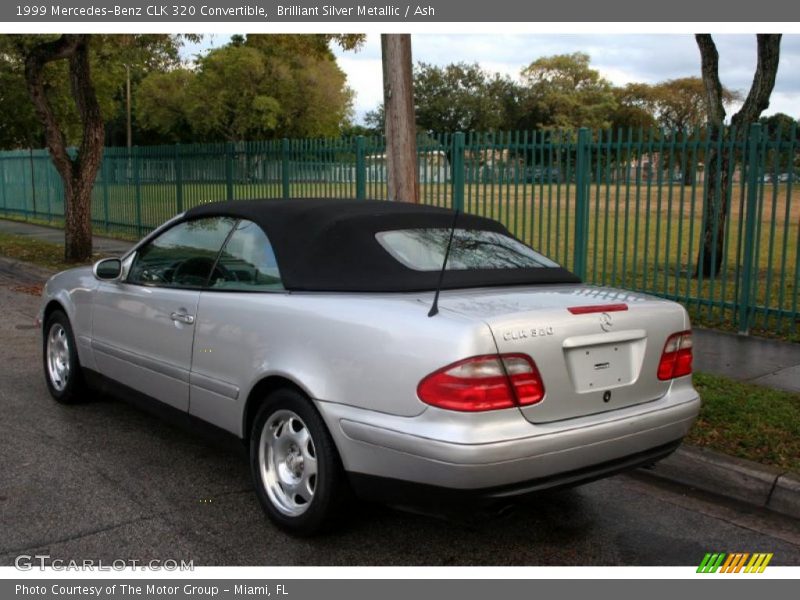 Brilliant Silver Metallic / Ash 1999 Mercedes-Benz CLK 320 Convertible