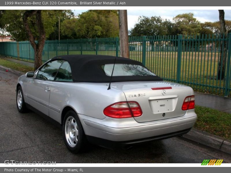 Brilliant Silver Metallic / Ash 1999 Mercedes-Benz CLK 320 Convertible