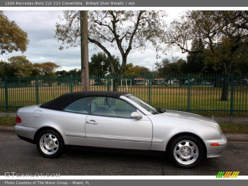 Brilliant Silver Metallic / Ash 1999 Mercedes-Benz CLK 320 Convertible