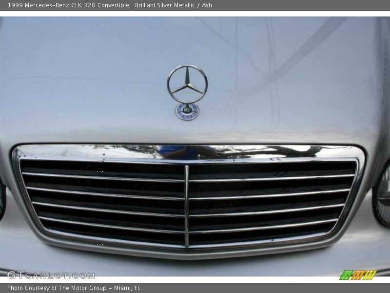 Brilliant Silver Metallic / Ash 1999 Mercedes-Benz CLK 320 Convertible