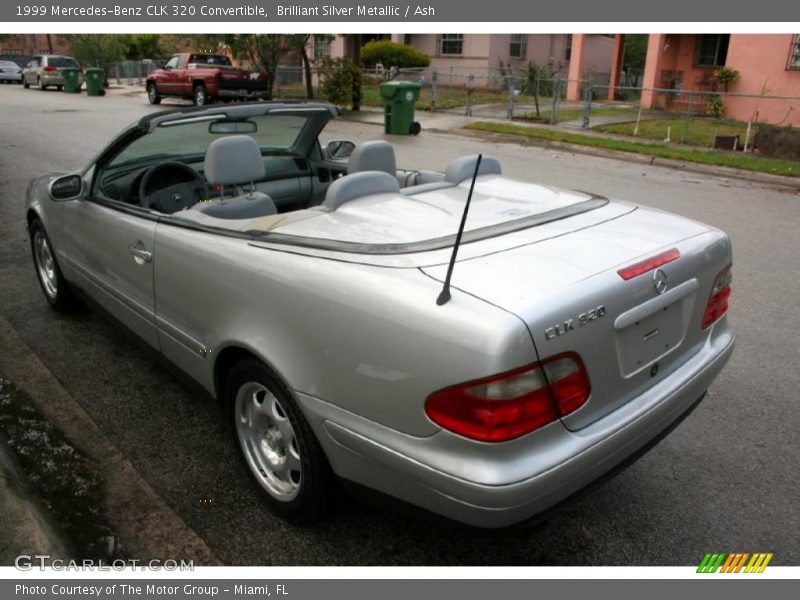 Brilliant Silver Metallic / Ash 1999 Mercedes-Benz CLK 320 Convertible