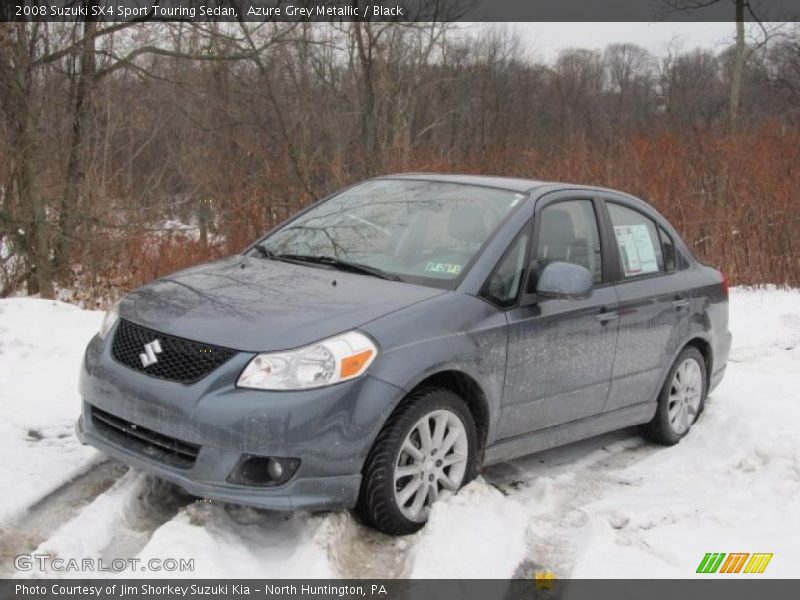 Azure Grey Metallic / Black 2008 Suzuki SX4 Sport Touring Sedan