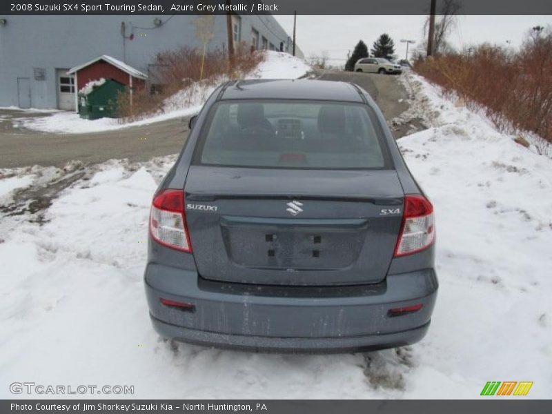 Azure Grey Metallic / Black 2008 Suzuki SX4 Sport Touring Sedan