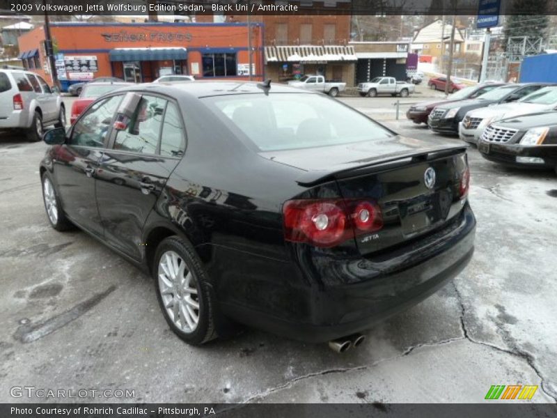 Black Uni / Anthracite 2009 Volkswagen Jetta Wolfsburg Edition Sedan