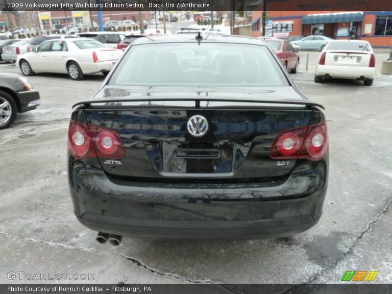 Black Uni / Anthracite 2009 Volkswagen Jetta Wolfsburg Edition Sedan