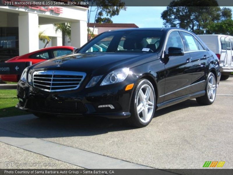 Black / Black 2011 Mercedes-Benz E 350 Sedan