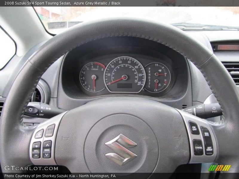 Azure Grey Metallic / Black 2008 Suzuki SX4 Sport Touring Sedan