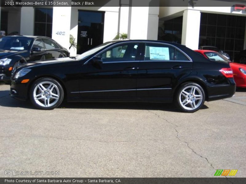 Black / Black 2011 Mercedes-Benz E 350 Sedan