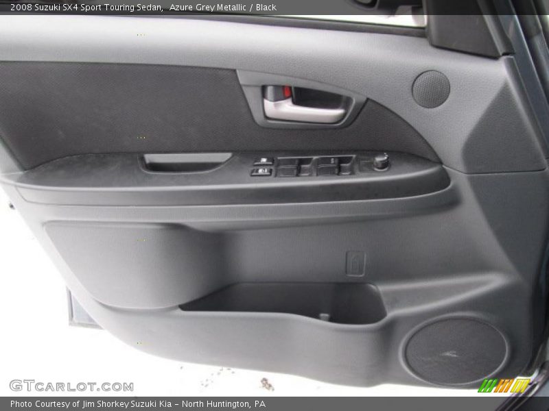 Azure Grey Metallic / Black 2008 Suzuki SX4 Sport Touring Sedan
