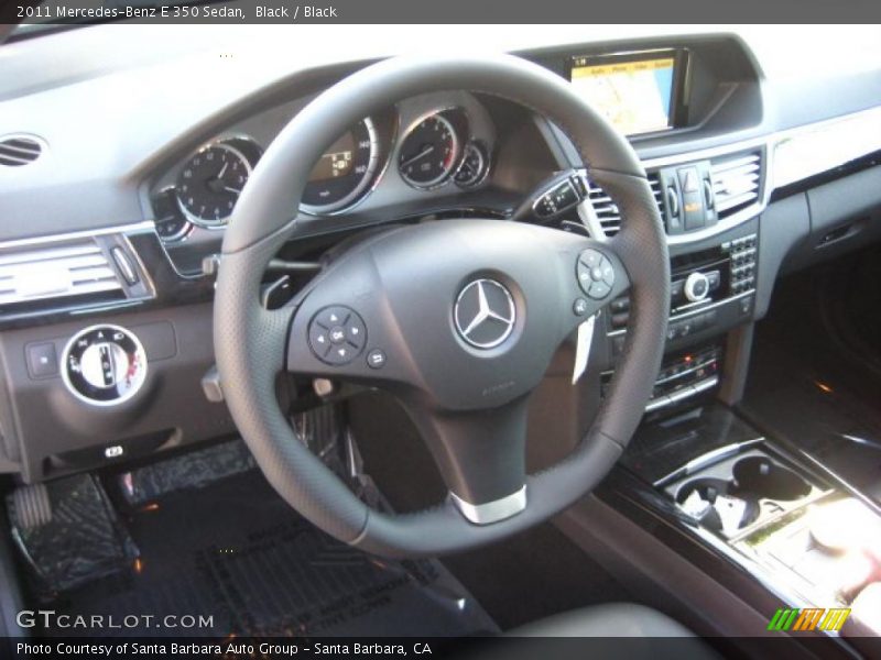 Black / Black 2011 Mercedes-Benz E 350 Sedan