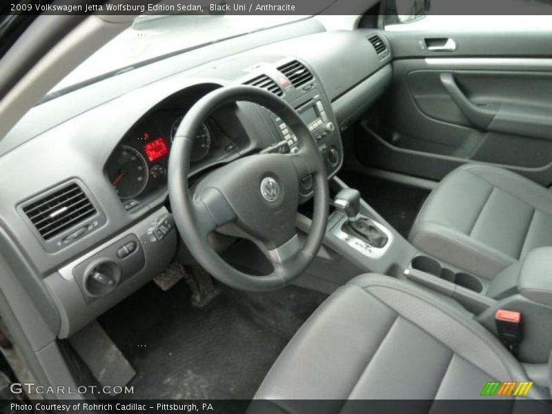 Black Uni / Anthracite 2009 Volkswagen Jetta Wolfsburg Edition Sedan
