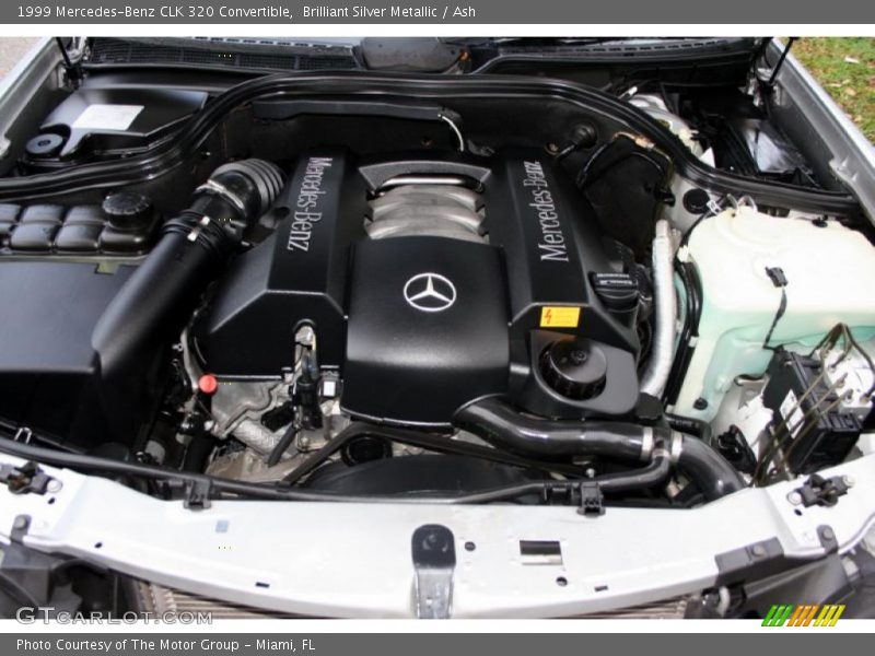  1999 CLK 320 Convertible Engine - 3.2 Liter SOHC 18-Valve V6