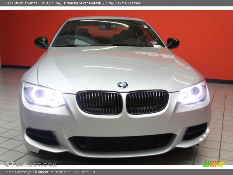 Titanium Silver Metallic / Gray Dakota Leather 2011 BMW 3 Series 335is Coupe