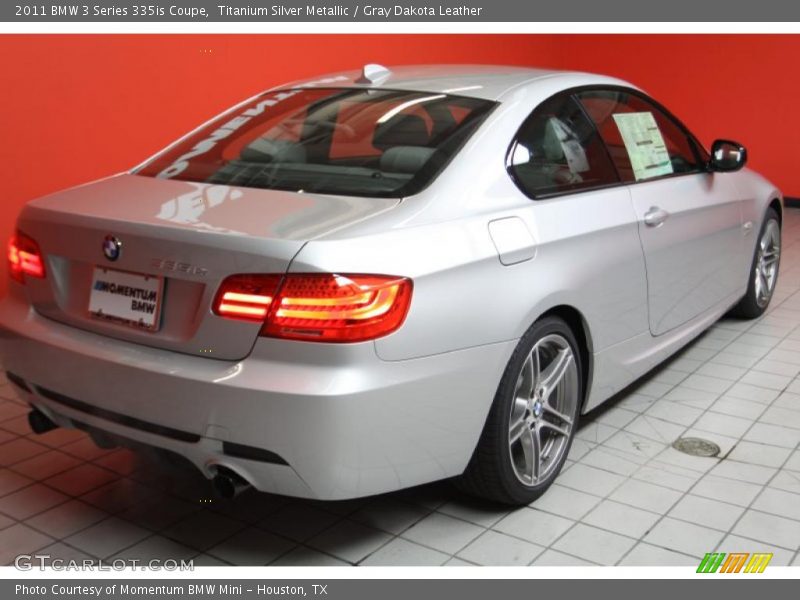 Titanium Silver Metallic / Gray Dakota Leather 2011 BMW 3 Series 335is Coupe