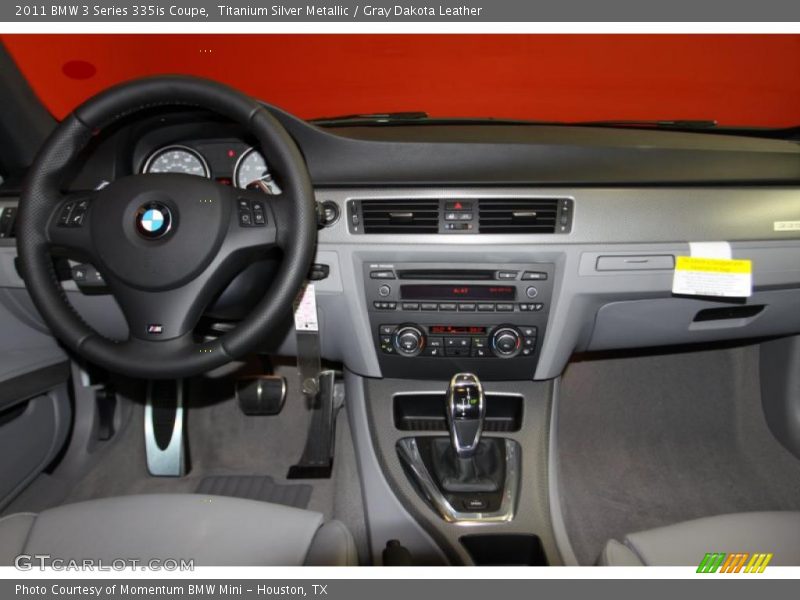Titanium Silver Metallic / Gray Dakota Leather 2011 BMW 3 Series 335is Coupe