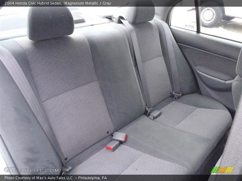  2004 Civic Hybrid Sedan Gray Interior