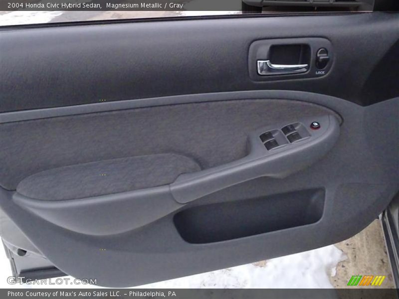 Magnesium Metallic / Gray 2004 Honda Civic Hybrid Sedan