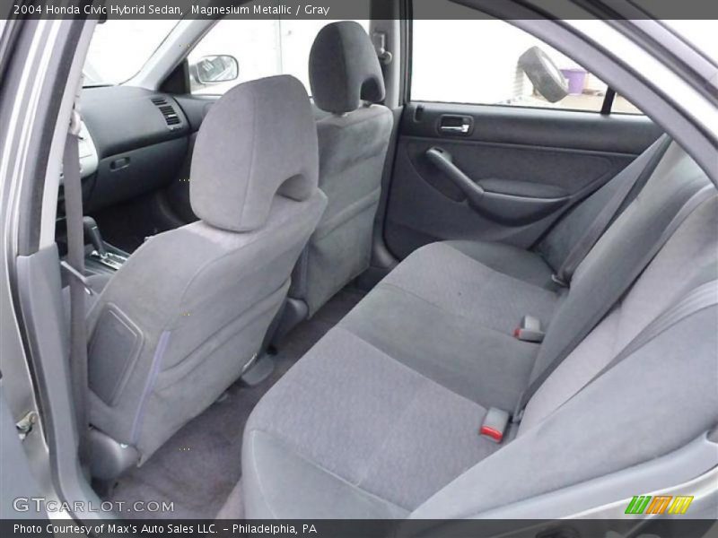 Magnesium Metallic / Gray 2004 Honda Civic Hybrid Sedan