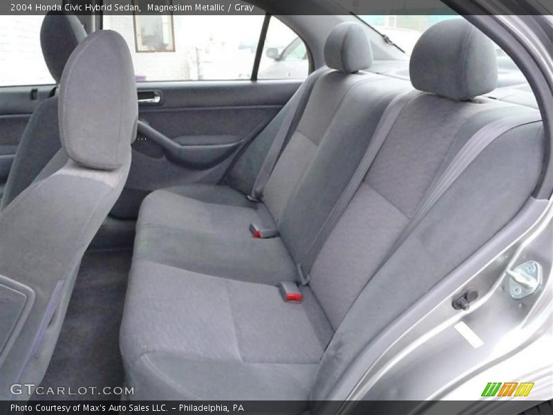 Magnesium Metallic / Gray 2004 Honda Civic Hybrid Sedan