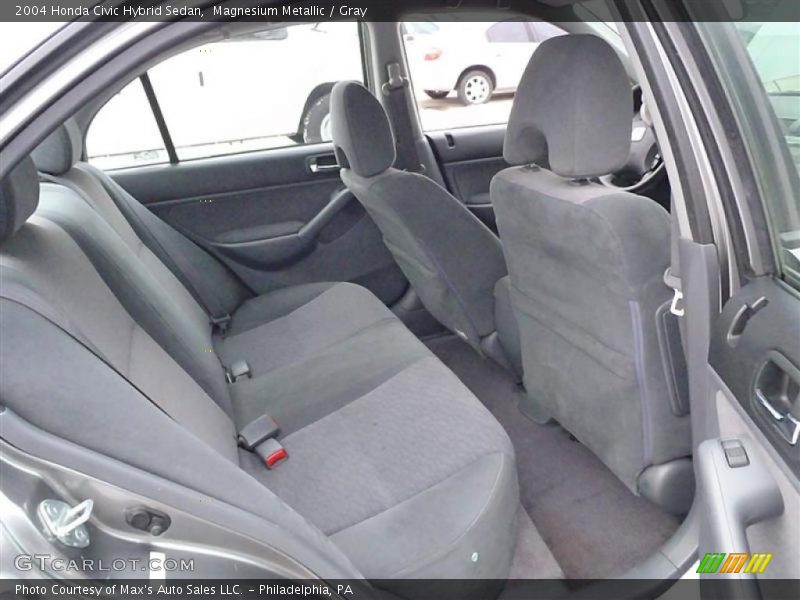 Magnesium Metallic / Gray 2004 Honda Civic Hybrid Sedan