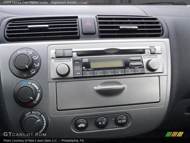 Magnesium Metallic / Gray 2004 Honda Civic Hybrid Sedan