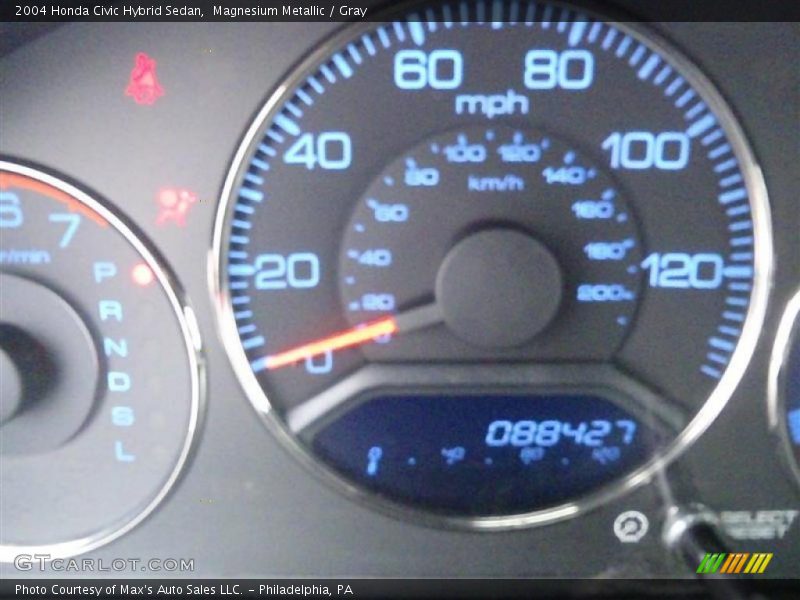 Magnesium Metallic / Gray 2004 Honda Civic Hybrid Sedan