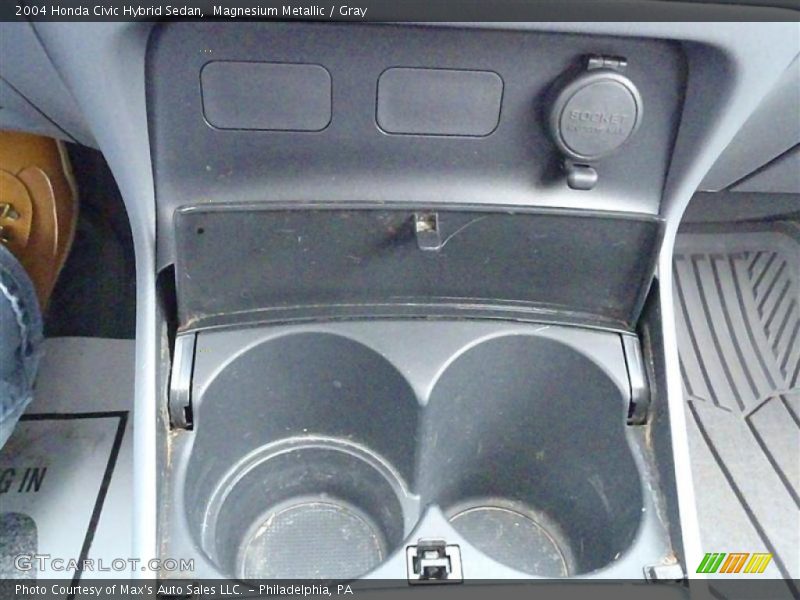 Magnesium Metallic / Gray 2004 Honda Civic Hybrid Sedan